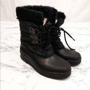 Vintage Black Sorel Winter Boots Haufman Canada